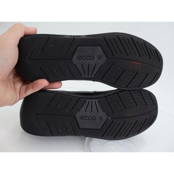 Ecco Men's Classic Moc Loafer Size 40 6 Driving Shoe Black Leather Slip On Comfy - Picture 7 of 11